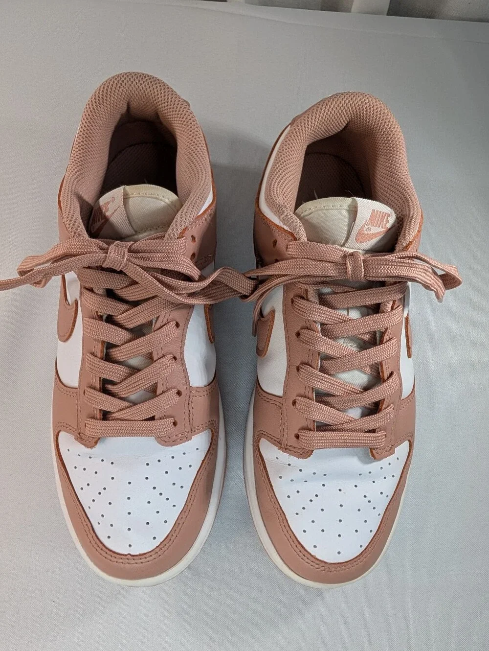 Nike Dunk Low Rose Whisper Blush Pink Low Top Sneakers